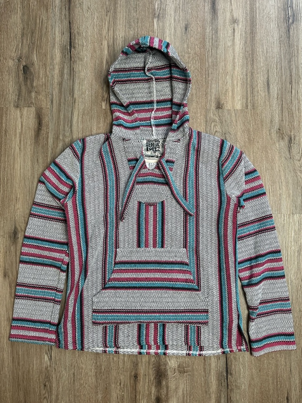 Senor Lopez Striped Baja Hoodie Pullover